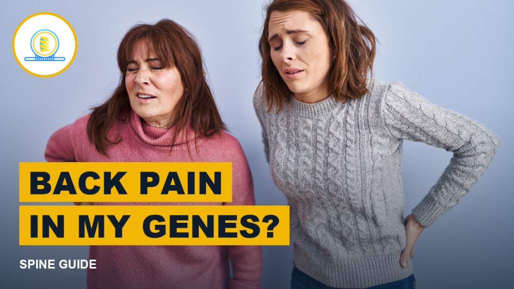 Is back pain in my genes? Spinemathema guide card